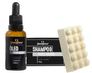 Loja Homem No Espelho - Kit com Shampoo Em Barra E Oleo Elite Para Barba Beard Brasil