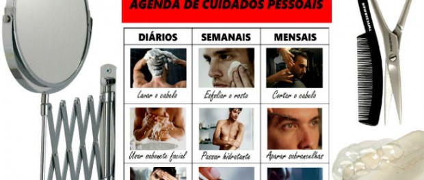 Homem No Espelho - Agenda de cuidados pessoais