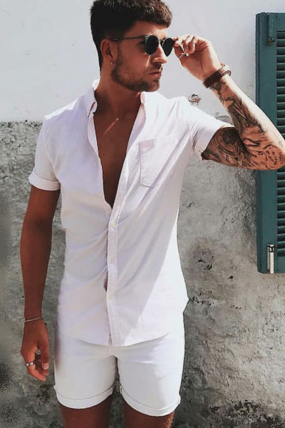 camisa masculina para o reveillon