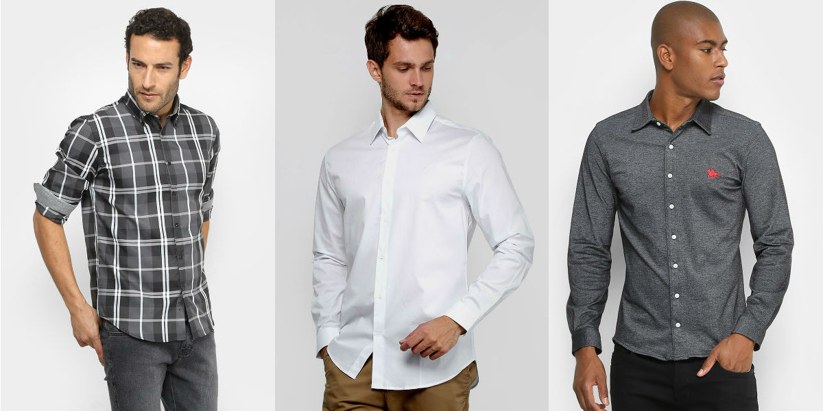Homem No Espelho - Tipos de camisas masculinas - Comprar