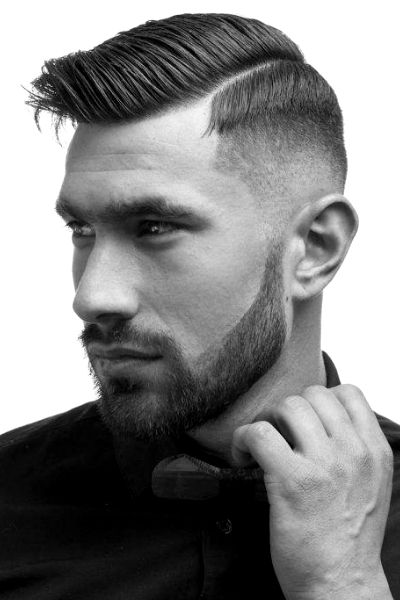 Cabelo masculino com risco - Homem No Espelho