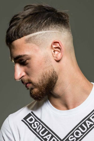 Cabelo masculino com risco - Homem No Espelho
