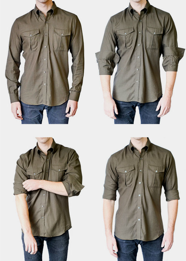 Como dobrar as mangas da camisa (em 4 estilos diferentes) - Homem No