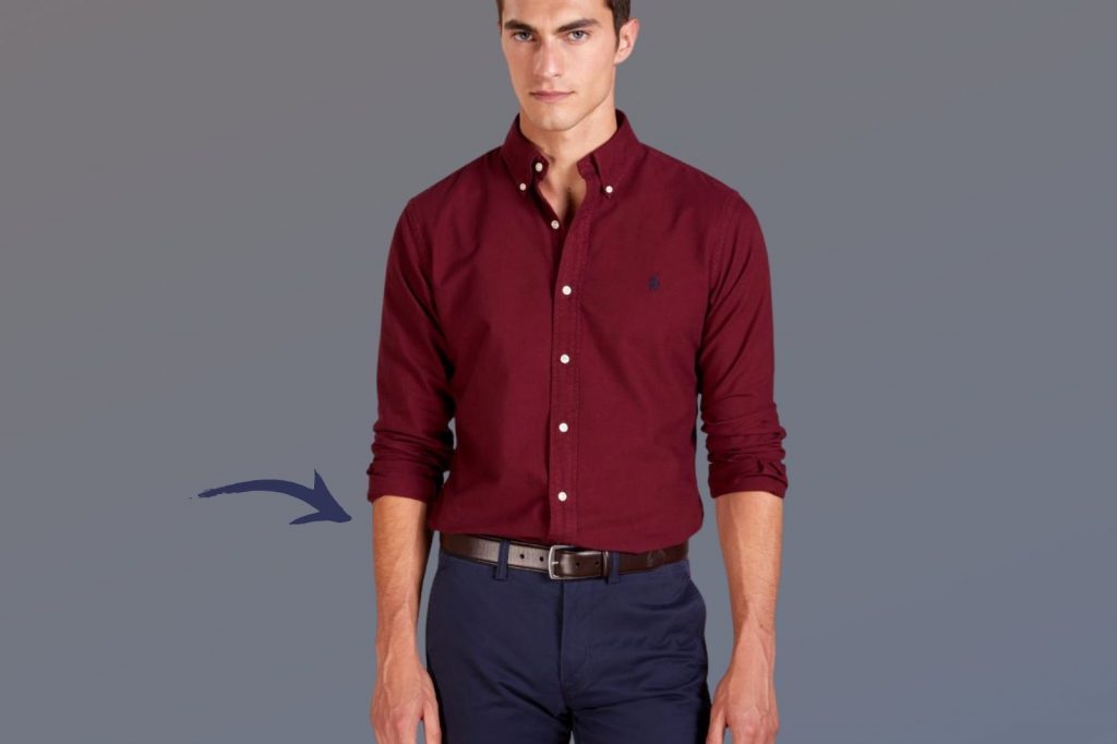 Homem No Espelho - Os tamanhos certos para a roupa cair bem no corpo - camisa para dentro da calça
