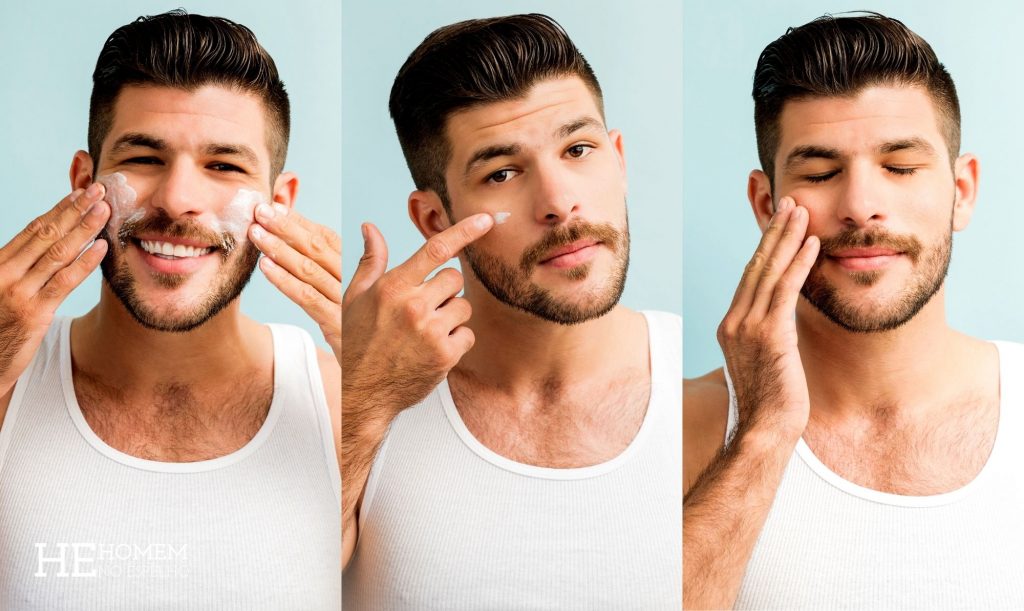 Homem No Espelho - 3 passos fundamentais para cuidar da pele do rosto